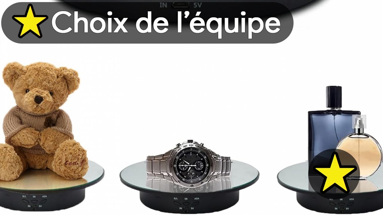 🏆 TOP 3 MEILLEUR PLATEAU TOURNANT ELECTRIQUE 2025
