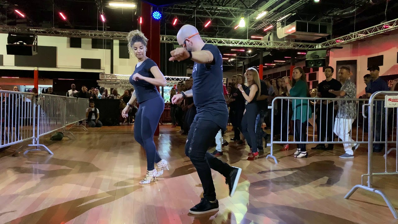 Ataca & La Alemana (Footwork workshop) at the Montreal Touch 5th anniversary on Sept 25th 2019