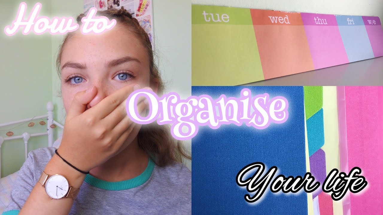 HOW TO ORGANISE YOUR LIFE (BACK TO SCHOOL)| Floral Sophia