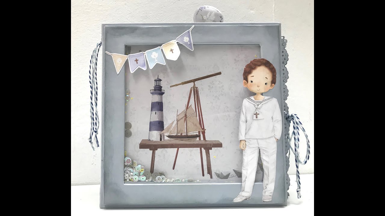 Album Scrapbooking Fotos y Huellas Primera Comunion