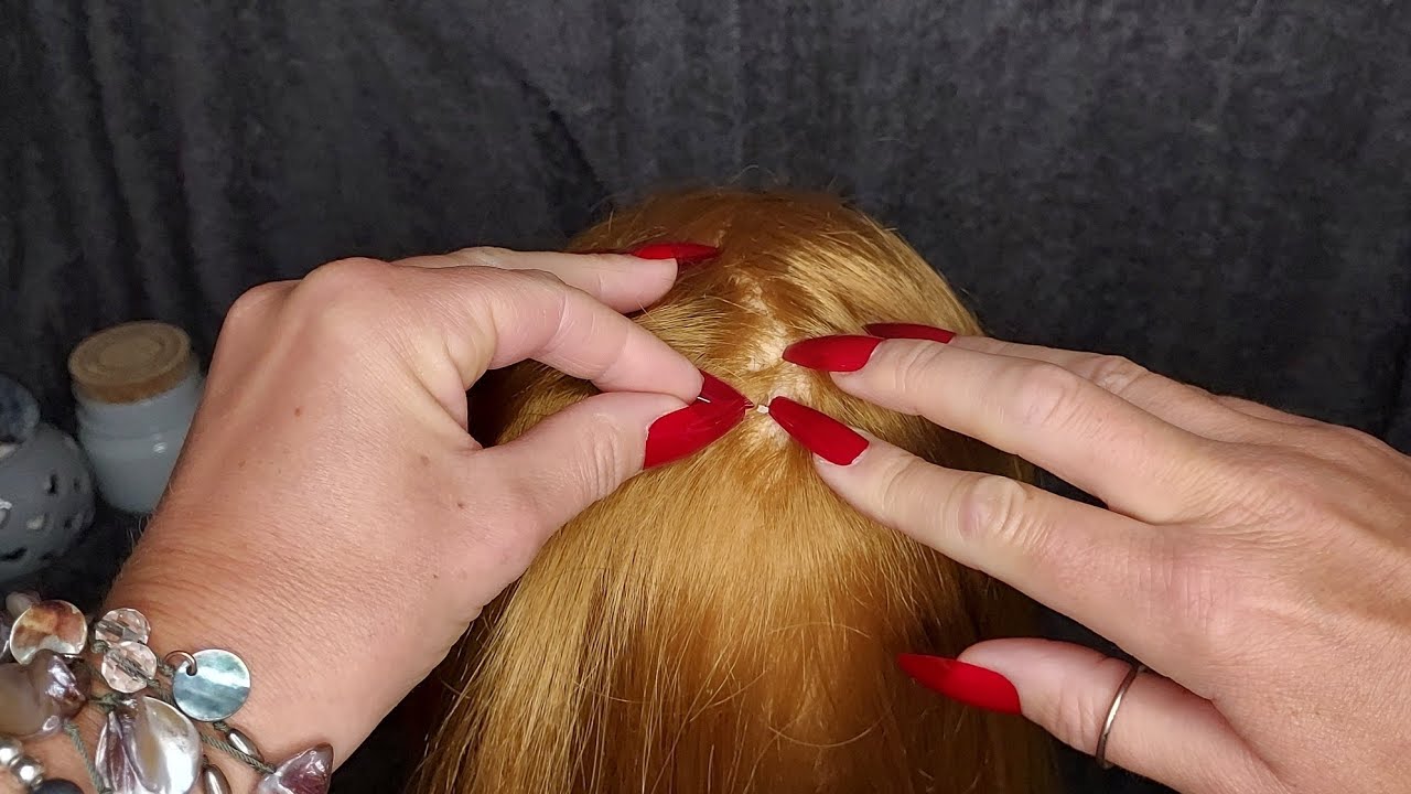 ASMR POV Scalp Check, Zoomed-In on a Mannequin | Crisp sounds | Looped Twice for Sleep #asmr