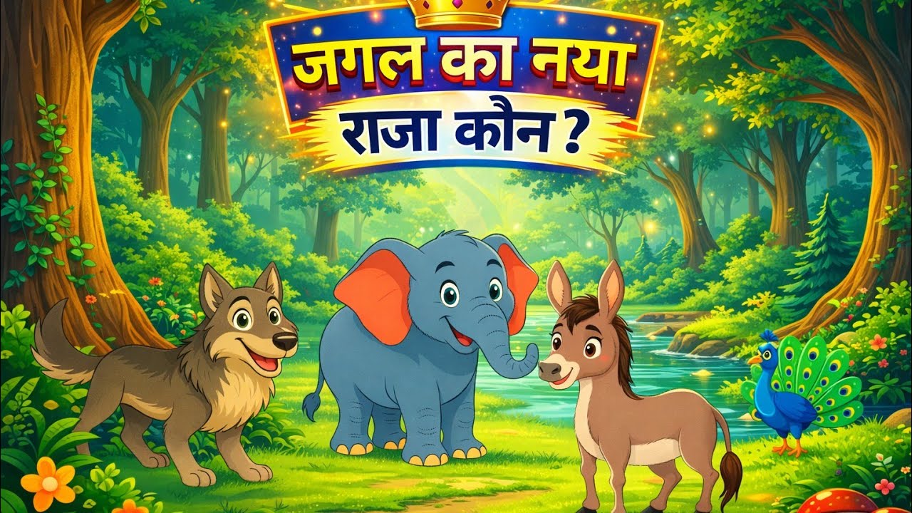 Maha episode of Nilgiri. Moral story #animals # panchtantra story 