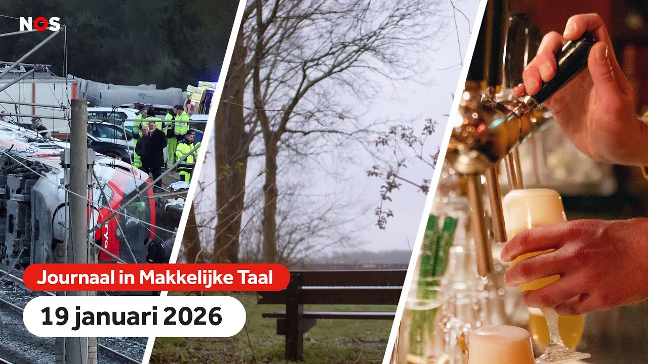 Treinongeluk Spanje, zelfdoding onder jongeren stijgt, controles in cafés op brandveiligheid.