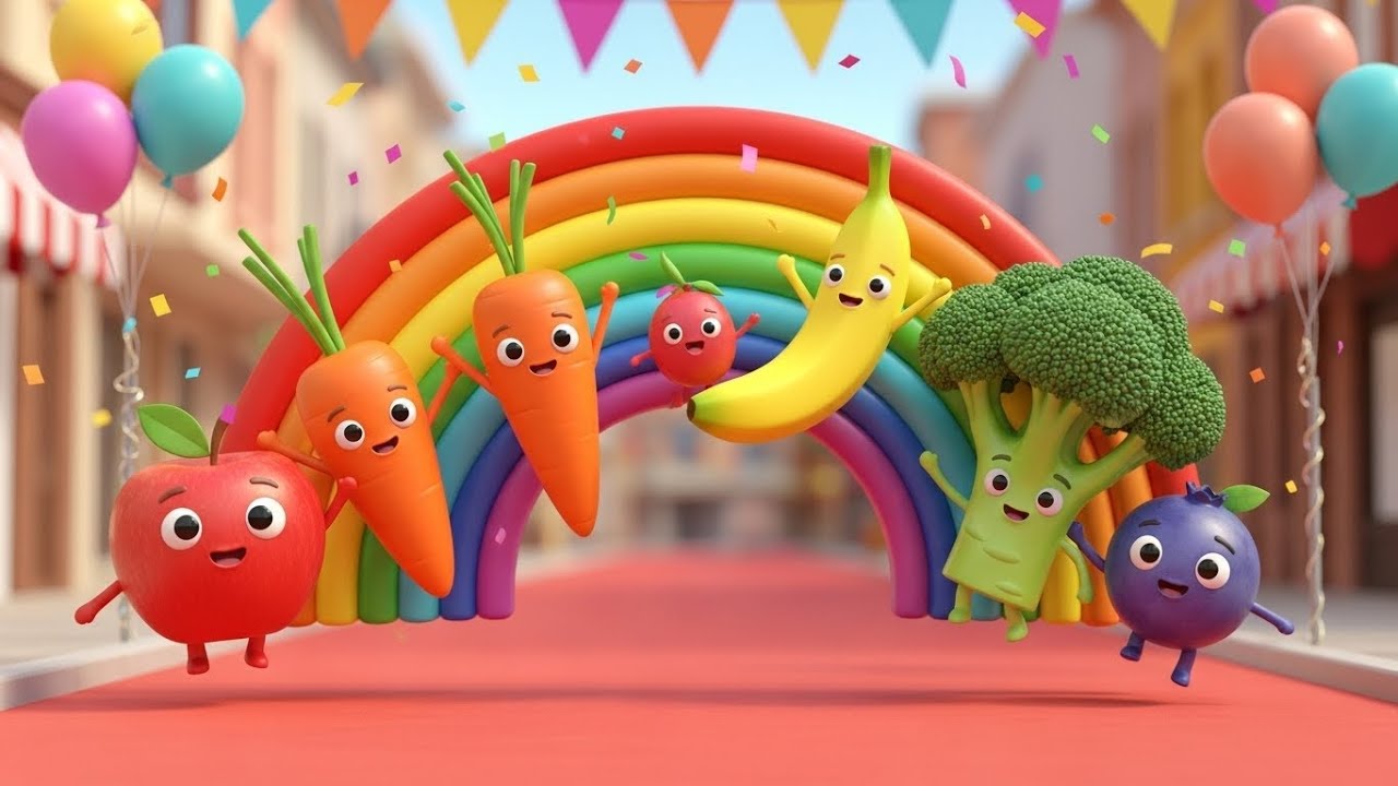 Eat the rainbow 🌈 😋 ♥️ #youtubeshorts #subscribe #kidslearning #baby #kidsvideo 