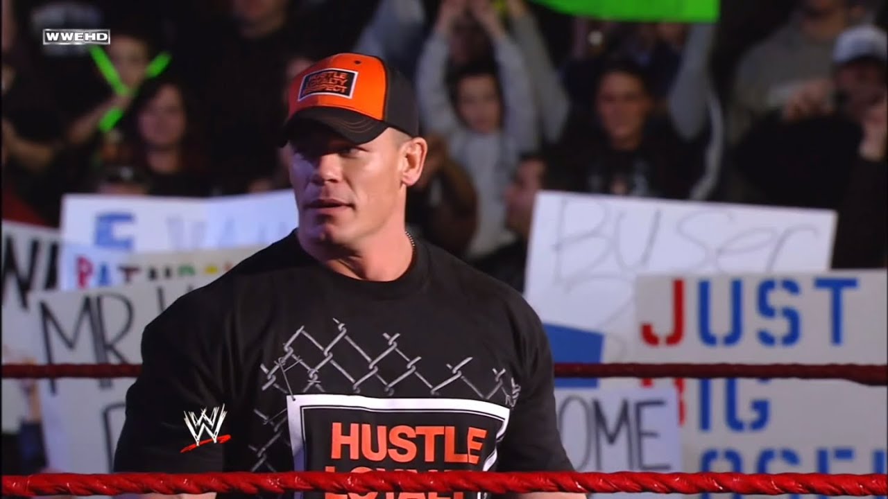WWE - John Cena RAW Entrances | January 28 - April 21 2008 [HD]