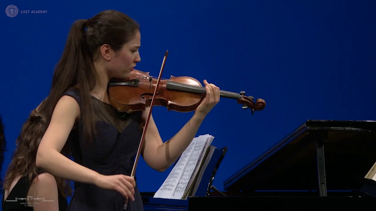 Langer Agnes   Bartok World Competition 2017 violin, Semi final
