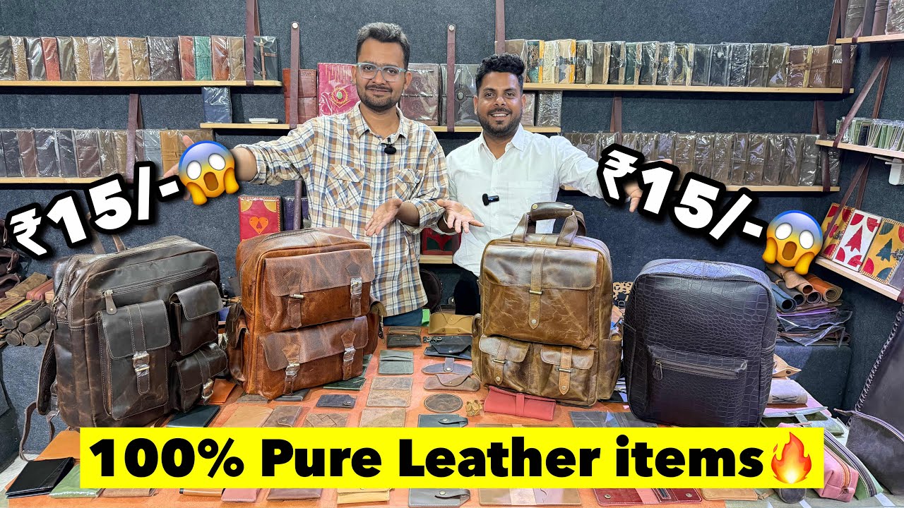 100% Original Leather Products 🔥 | Leather items manufacturer in jaipur 2026 | SG Leather Jaipur