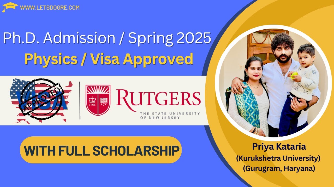 Rutgers - NY | PhD - Physics | Full Scholarship | VISA Approved