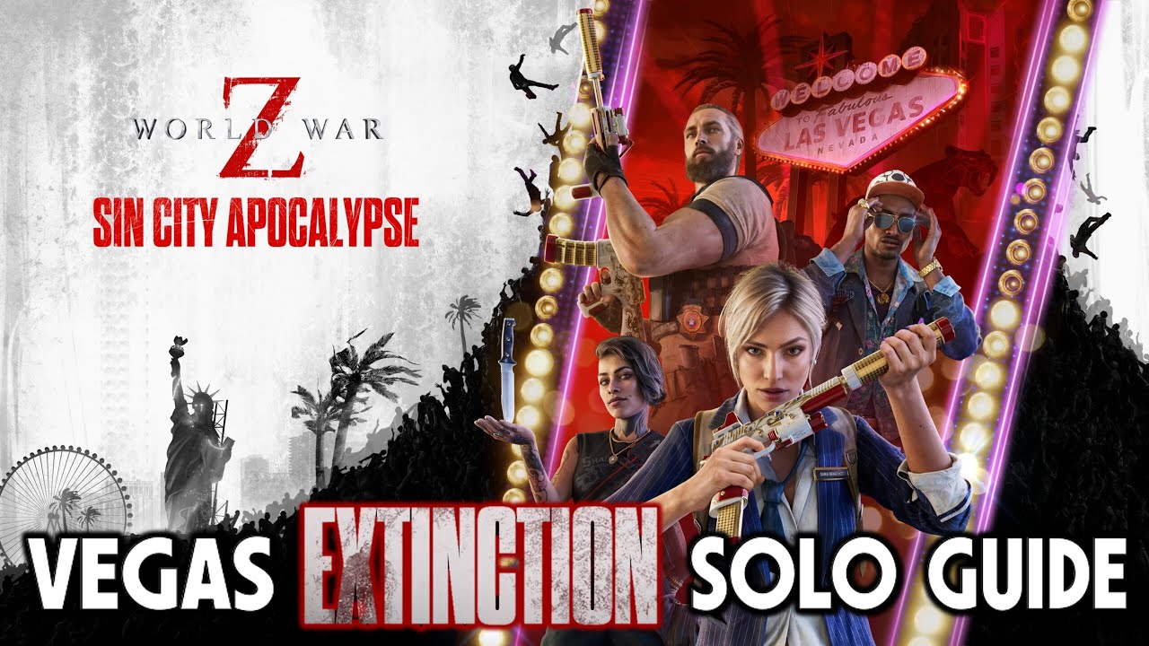 Vegas Episode Extinction Solo Guided Run (0 Damage) - World War Z Aftermath
