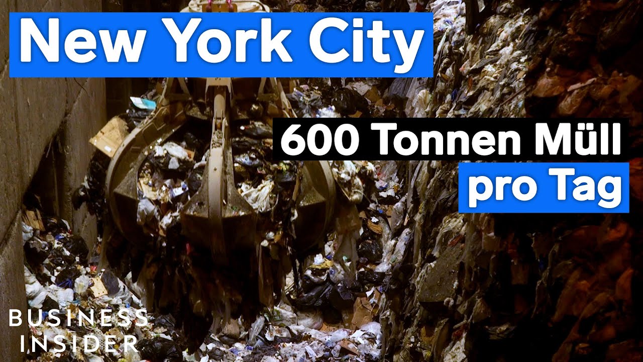 Was passiert mit den 3,2 Millionen Tonnen Müll in NYC?