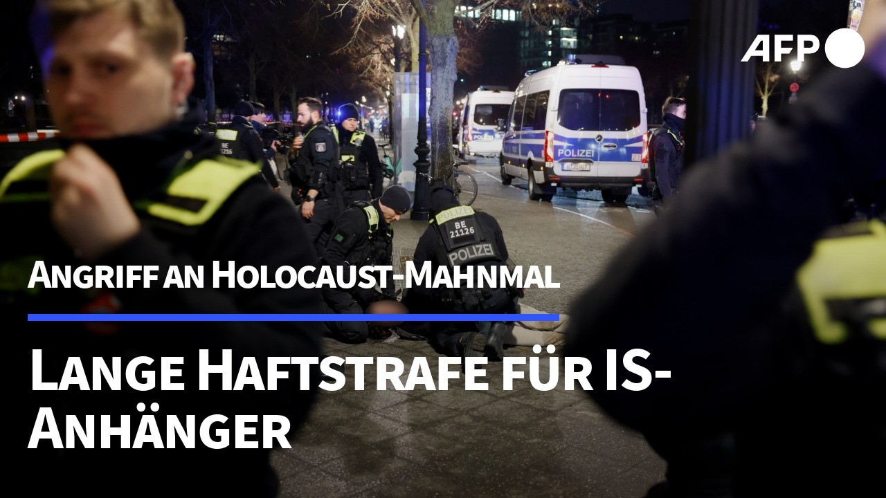 Angriff am Holocaust-Mahnmal: 13 Jahre Haft für jungen IS-Anhänger | AFP