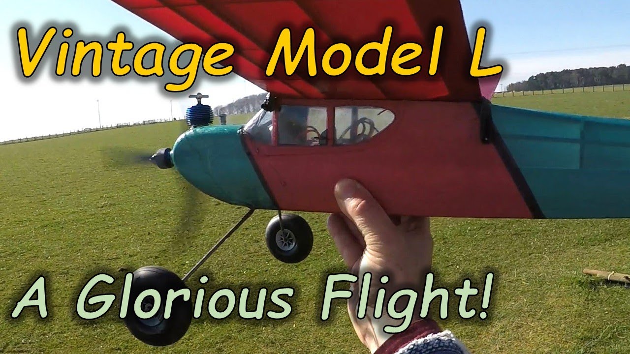 Vintage Model L by Peter Fisher on a Glorious Day powered by a SAM 35 1.25cc Diesel