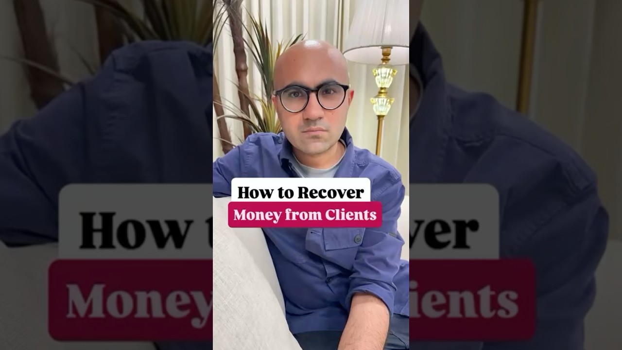 How to Recover Money from Clients | Business | Sarthak Ahuja