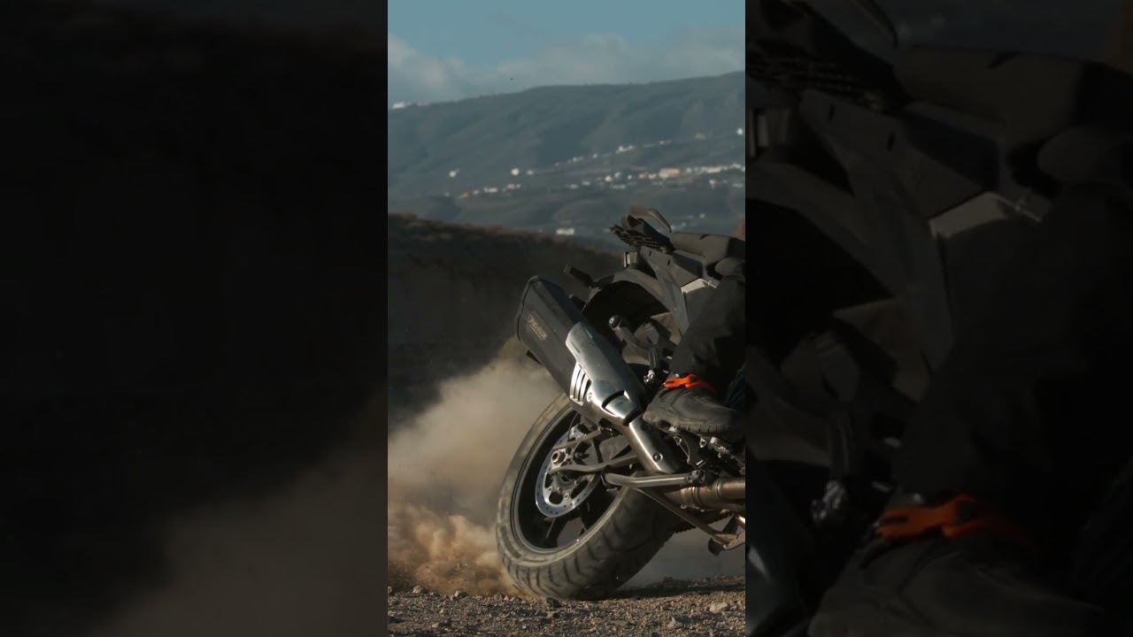 Offroad drifting on the KTM 1390 SUPER ADVENTURE S EVO