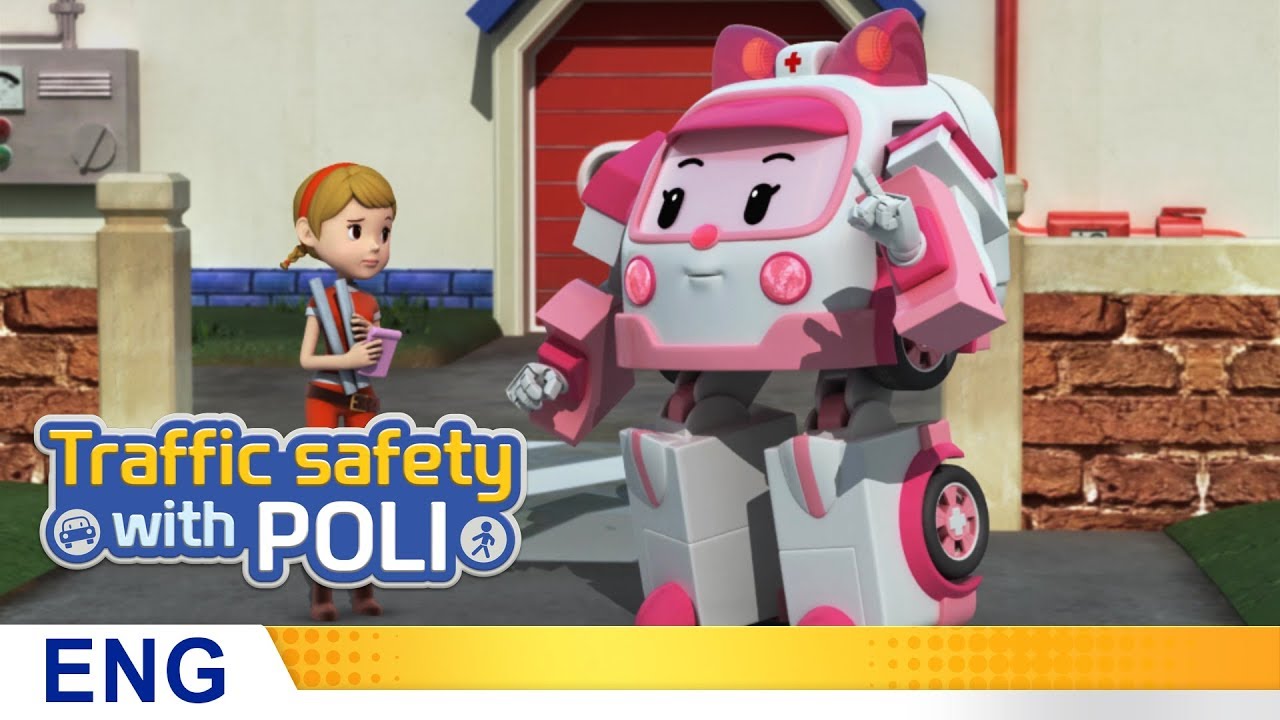 Trafficsafety with Poli | #17.Don't look elsewhere when you walk