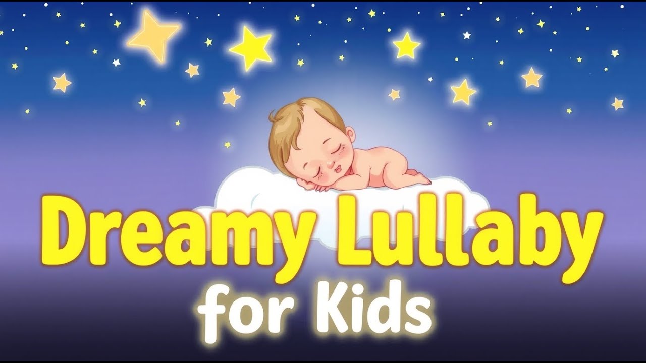 Dreamy Lullaby for Babies & Toddlers | Soft Harp & Water Sounds for Peaceful Sleep