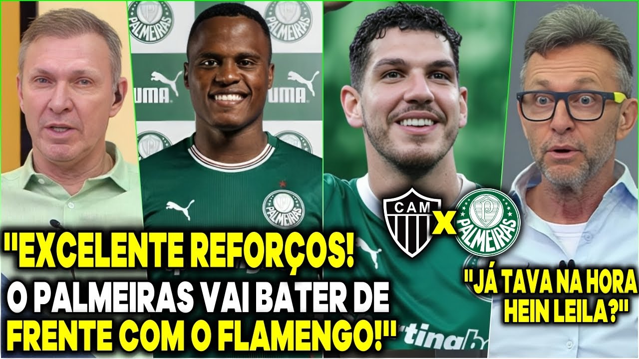 😱 REFORÇOS A CAMINHO! OS DONOS DA BOLA PALMEIRAS, VELLOSO E SOUZA REAGEM AS NEGOCIAÇÕES DO VERDÃO!