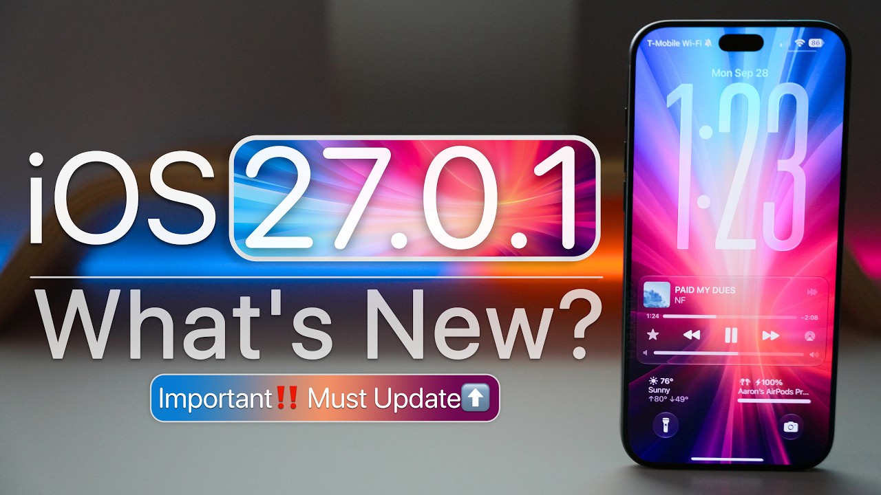 iOS 27.0.1 is Out! - What's New?