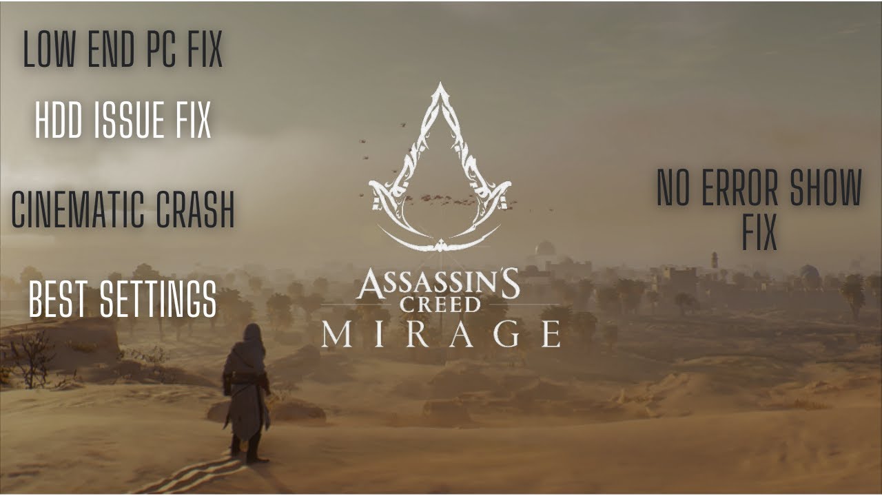 Исправление сбоя Assassin's Creed Mirage | Низкопроизводительный ПК |