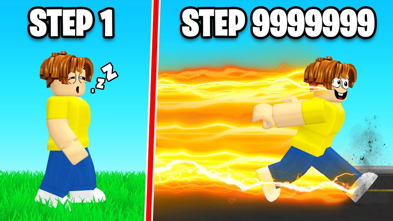 EVERY STEP = FASTER In ROBLOX! (Speed Legends)