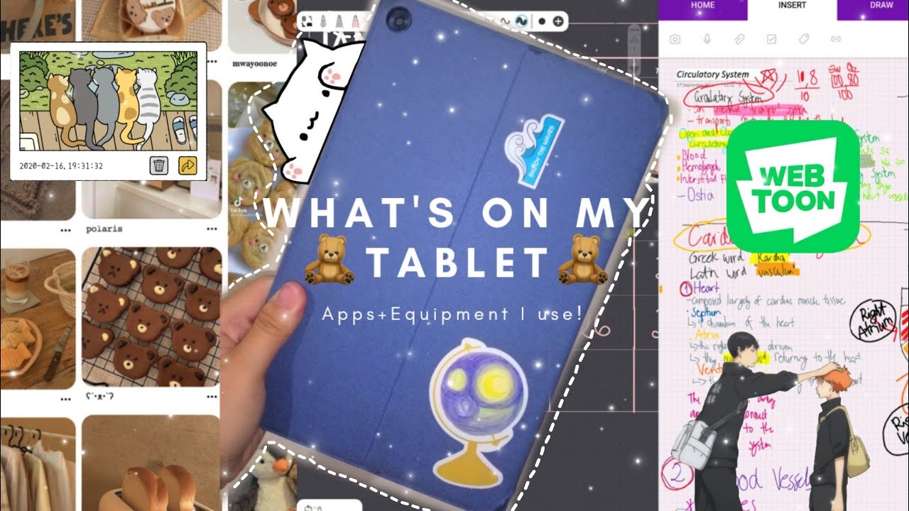 What's On My Tablet Huawei Matepad T10s + Apps I use for school and entertainment!🧚‍♀️