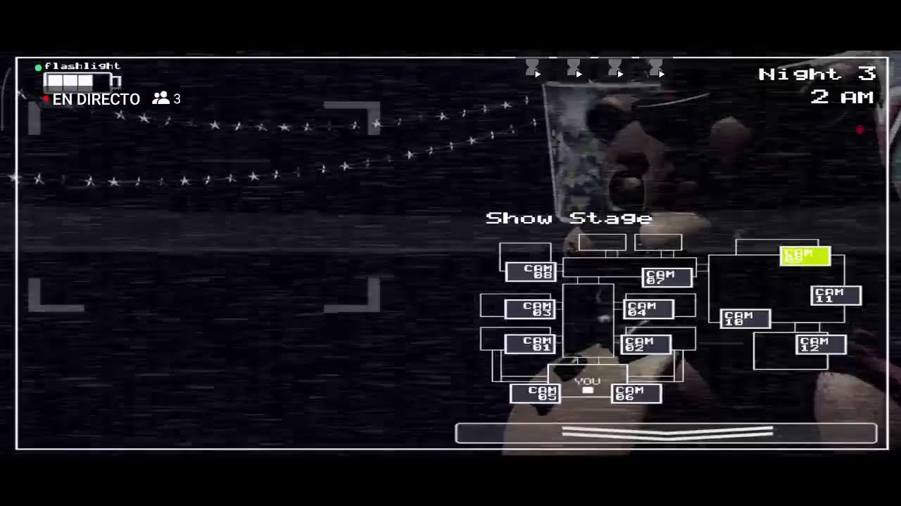 jugando FNAF