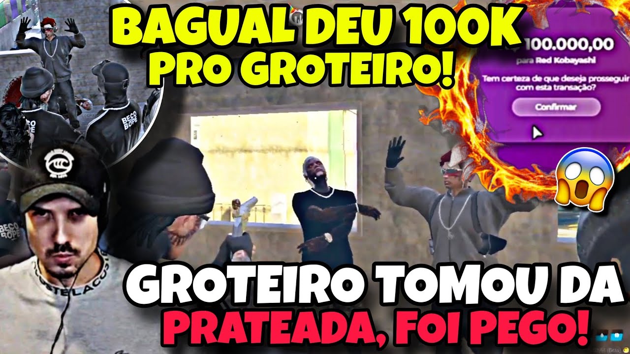 GROTEIRO TOMOU DA PRETEADA! BOPE PEGA MEMBRO DA GROTA MOSCANDO! BAGUAL DEU 100K PRO GROTEIRO!😱🔥