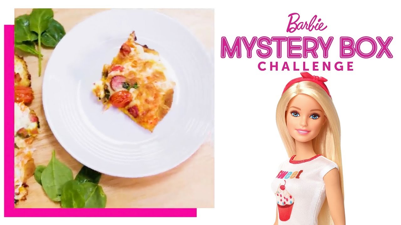 @Barbie | Pizza Challenge | Barbie's Mystery Box Challenge