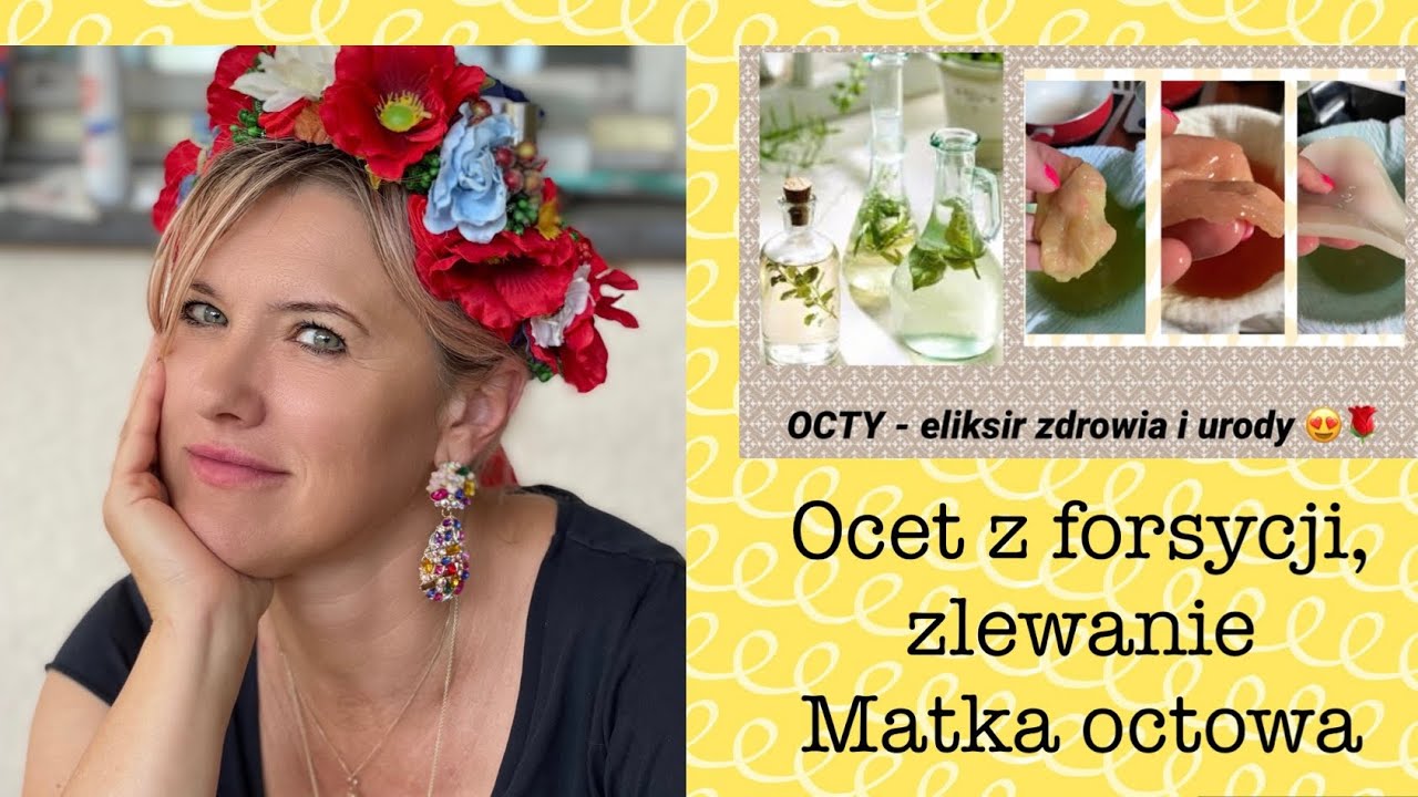 Ocet z forsycji, jak wygląda matka octowa. 🤗🌼🌼🌼
