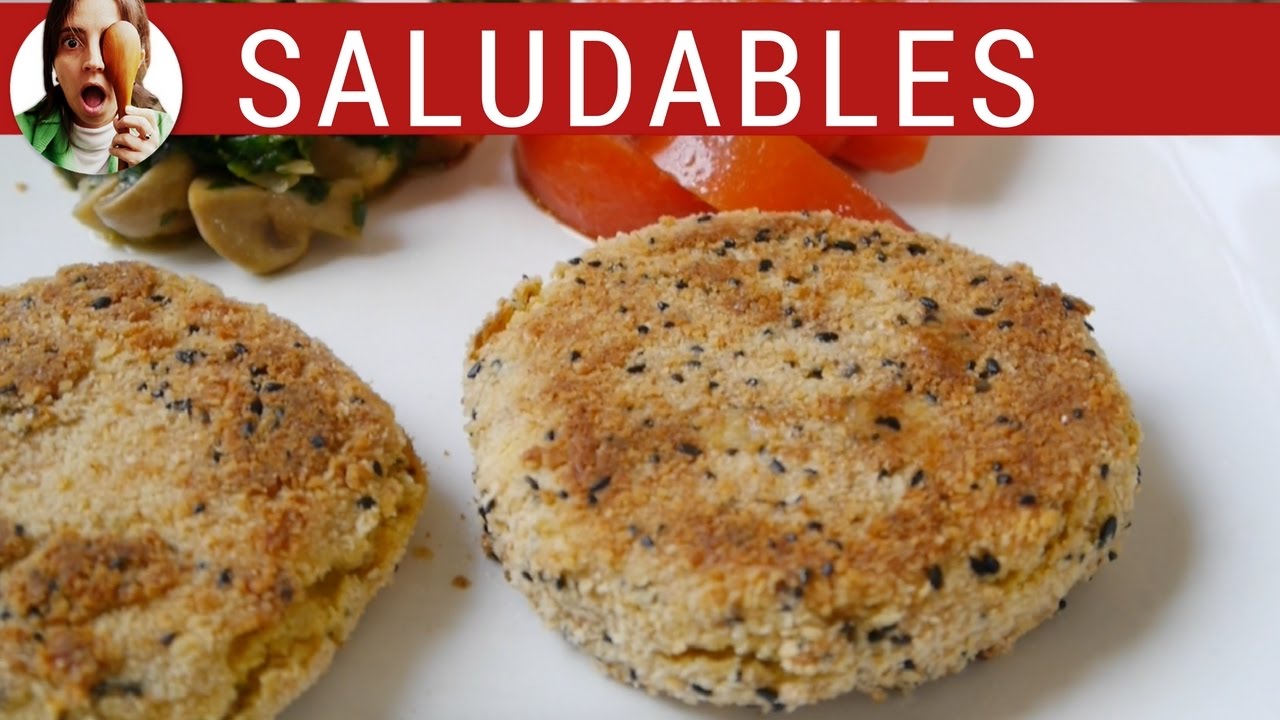 Milanesas de garbanzos / Recetas saludables - Paulina Cocina