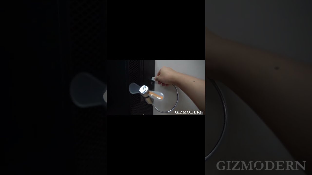 Cool Customizable LED USB Fan with Fun Clock/Image/Text Built into Blades