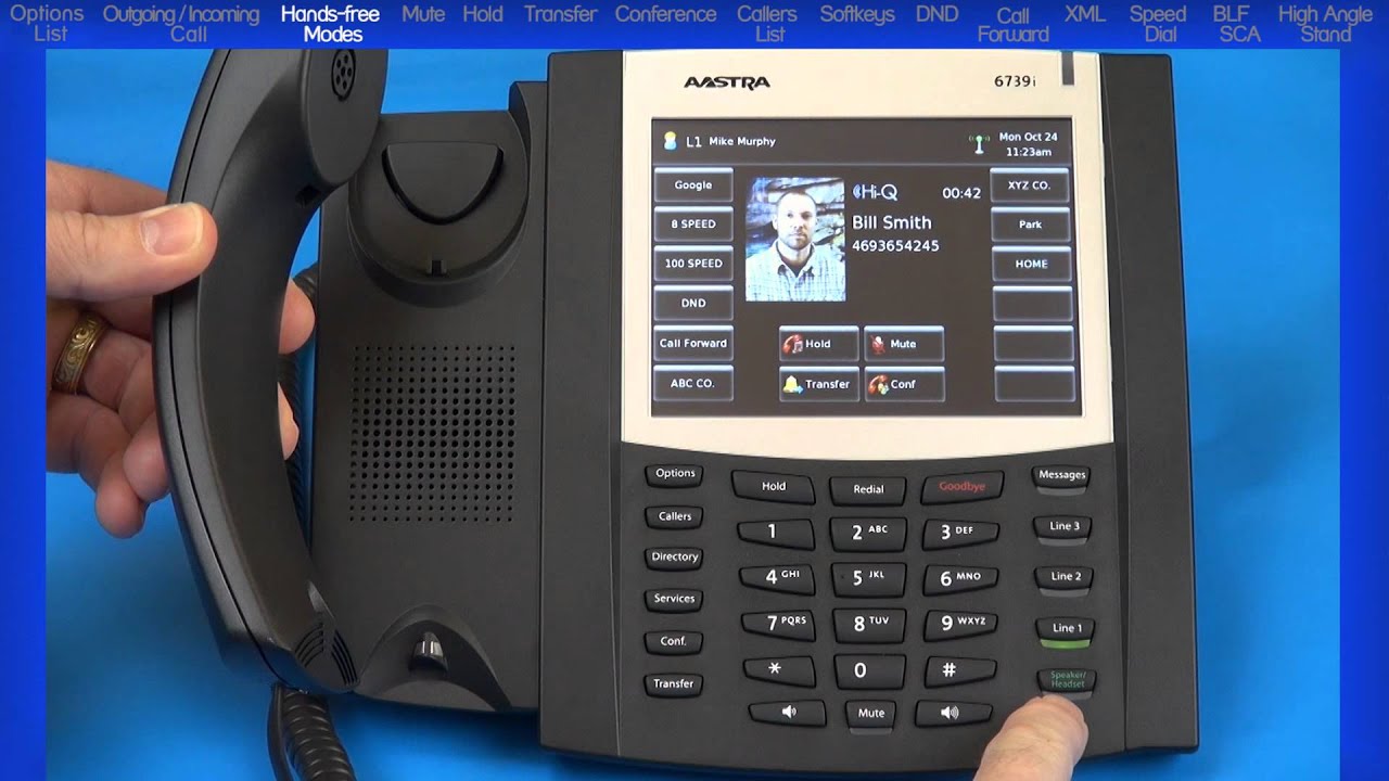 Mitel&reg; 6739i Tutorial - End User Training and Features