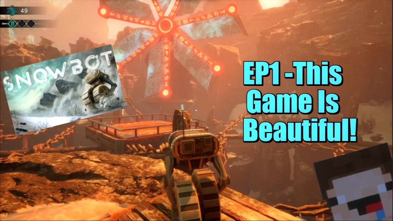 SnowBot - Эпизод 1 - Эта игра прекрасна! #игры #youtube #подписаться