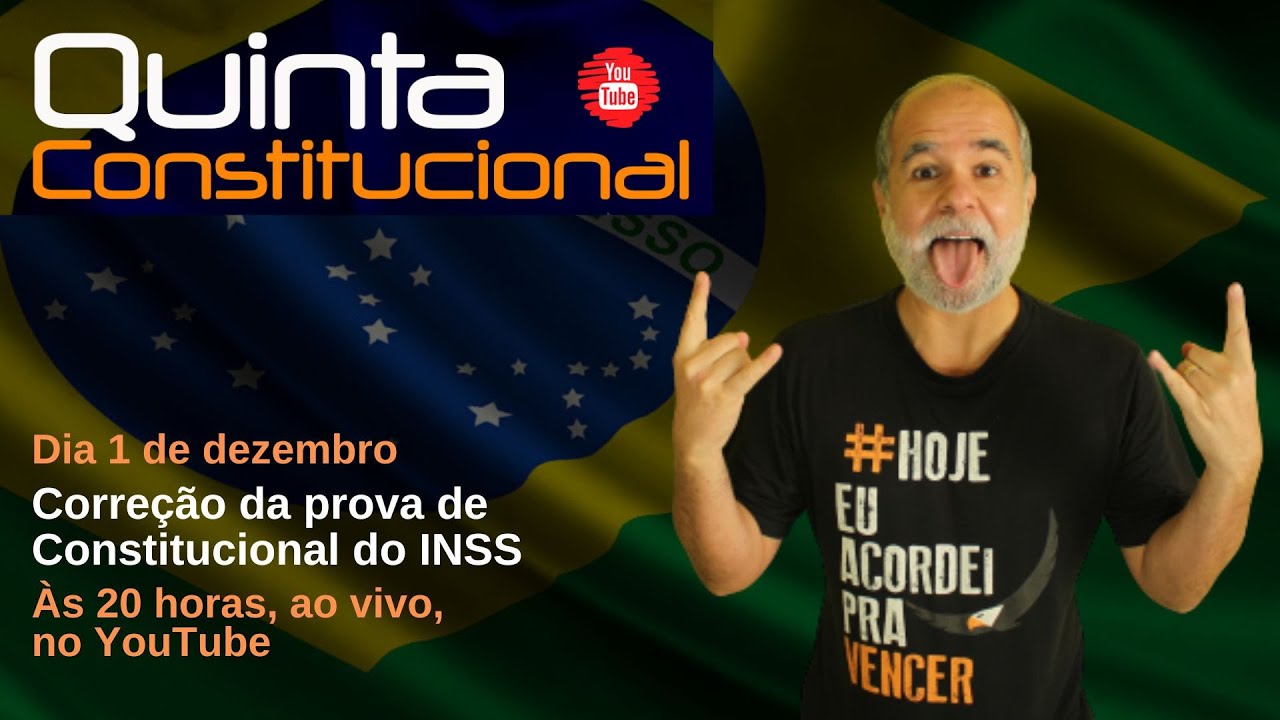 Correção da prova de Direito Constitucional do INSS 2022