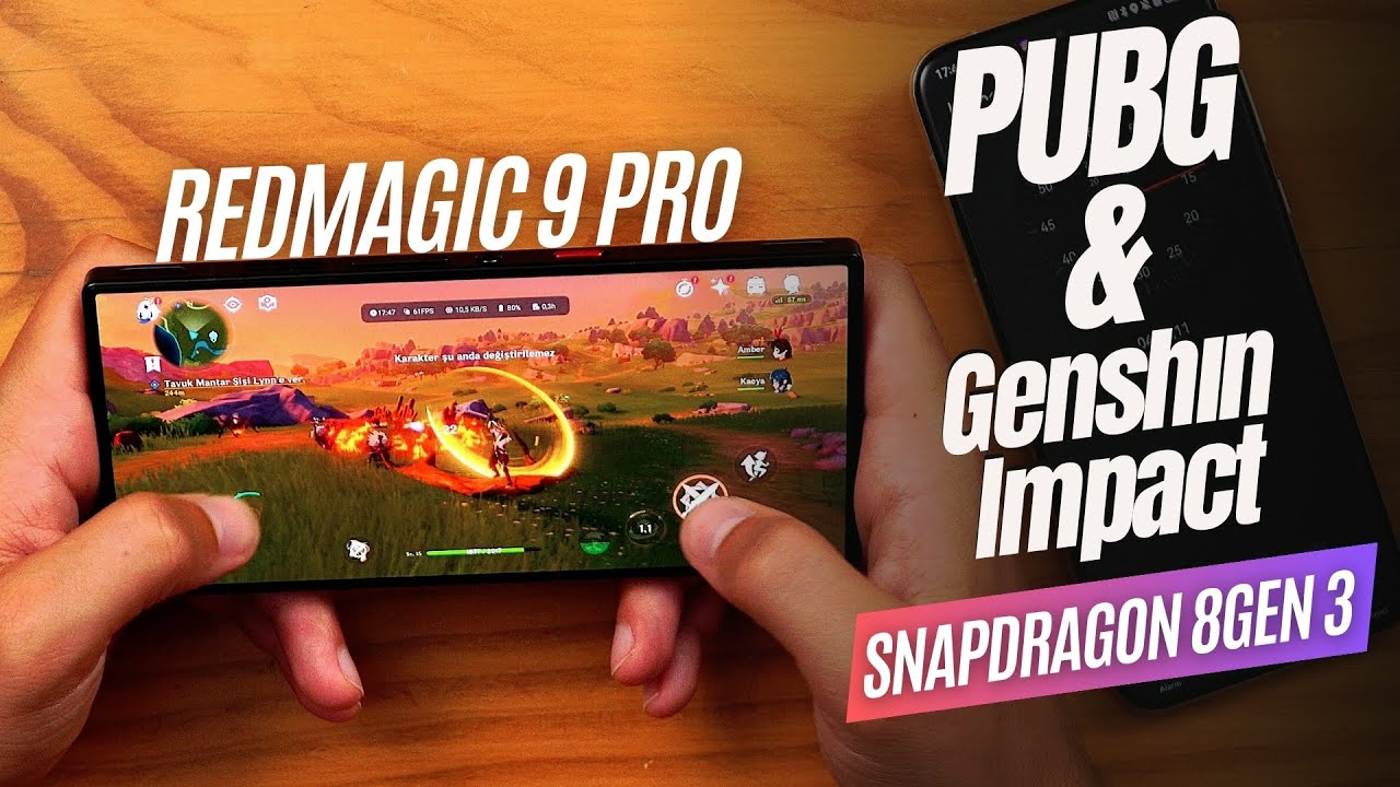REDMAGIC 9 Pro PUBG Mobile ve Genshin Impact Oyun Testi | Snapdragon 8 Gen 3