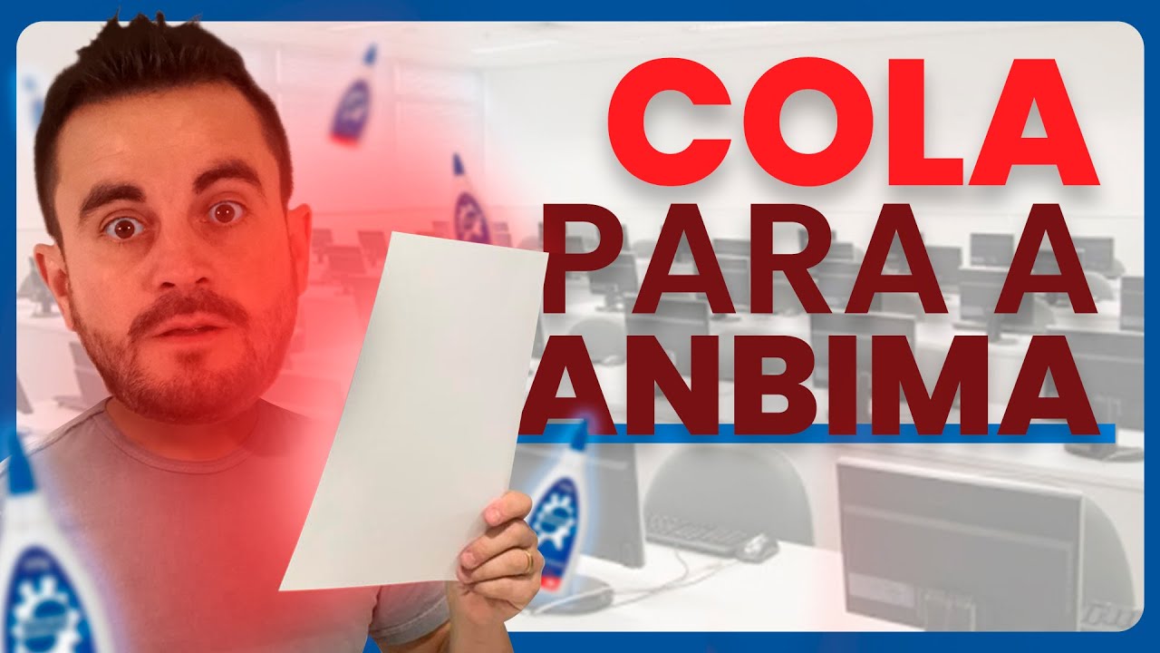 Vou te Ensinar a COLAR nas Provas da ANBIMA! 😱📖