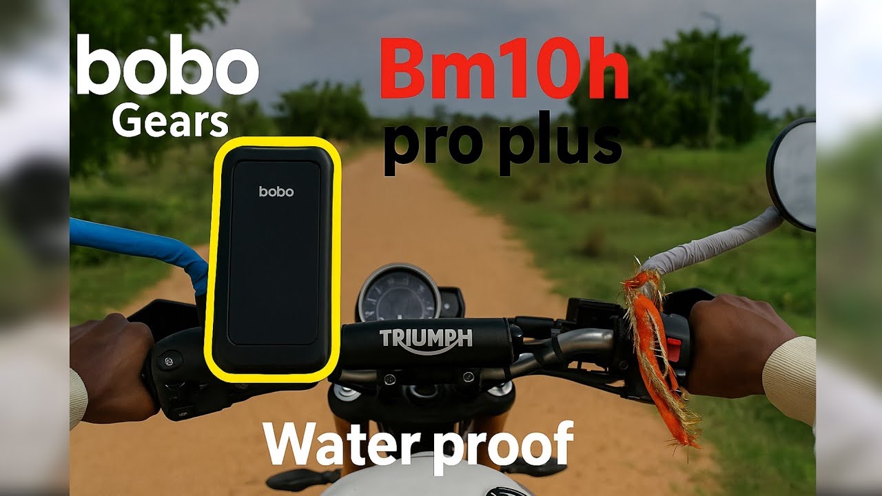 BOBO BM10H PRO PLUS | 100% Waterproof with PRO+ Vibration Damper | #triumph  #rexrider360 #explore