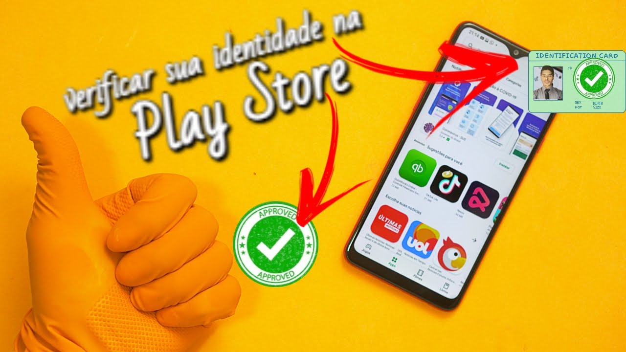Como confirmar sua IDENTIDADE na PLAY STORE, Veja como resolver.