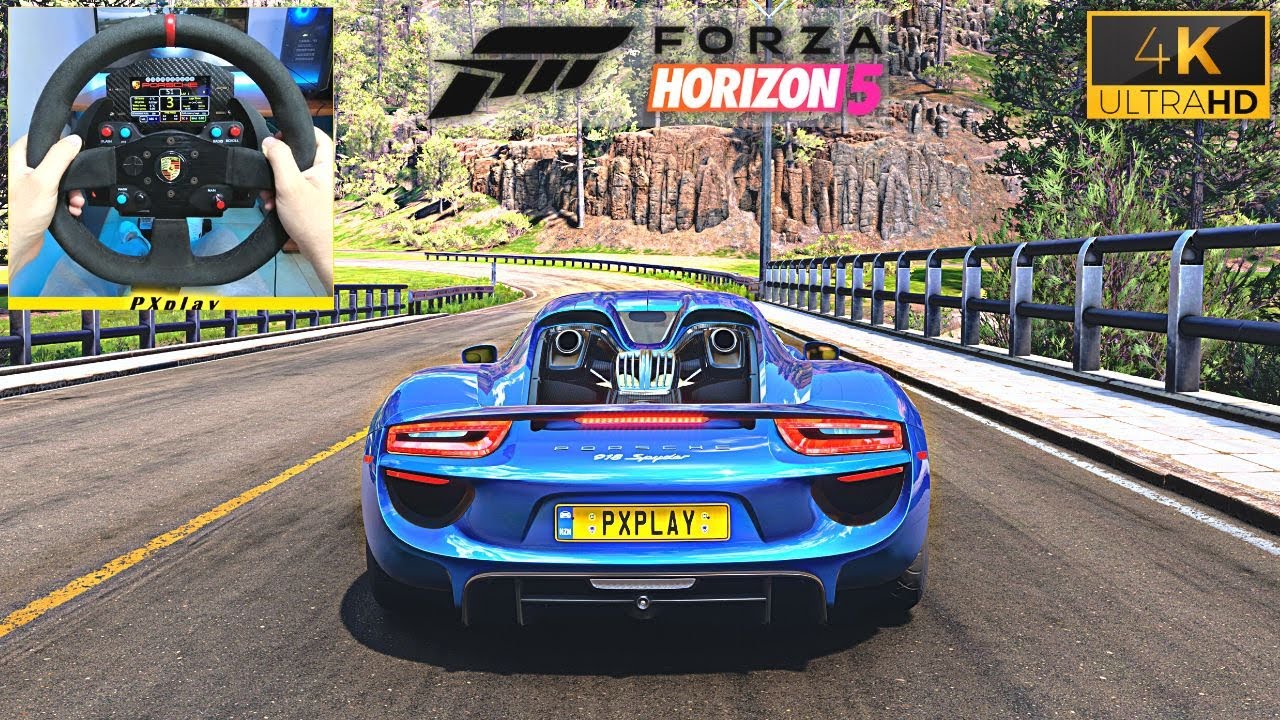 Forza Horizon 5 - Porsche 918 Spyder REALISTIC DRIVING Gameplay 4K ULTRA HD