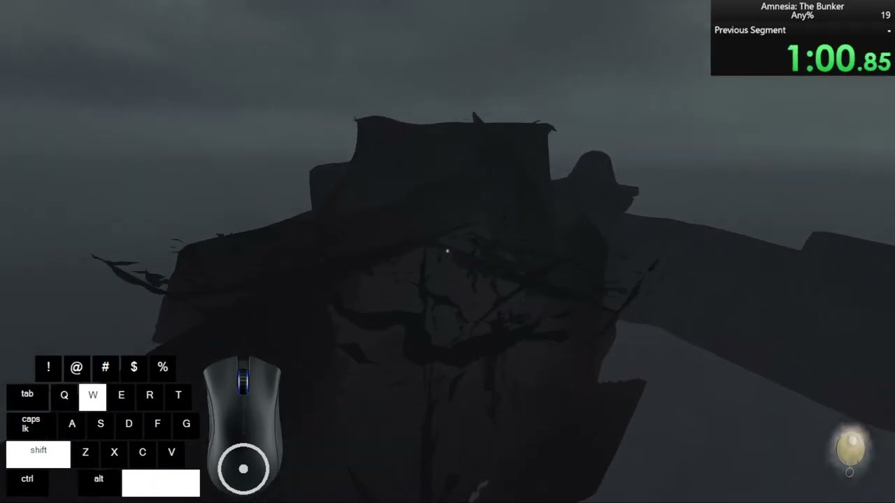 Amnesia The Bunker Any% Speedrun 1:42.85 (New PB)