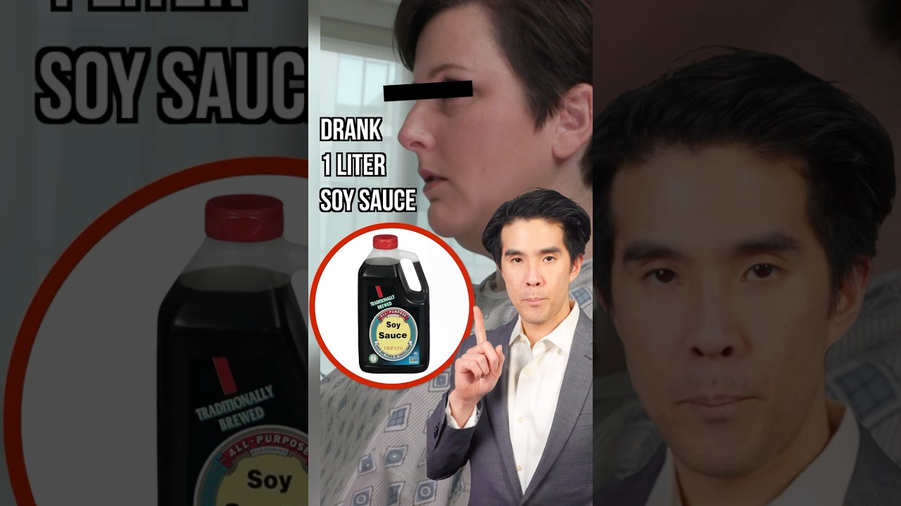 She Drank 1 Liter Of Soy Sauce In 1 Hour 🥴