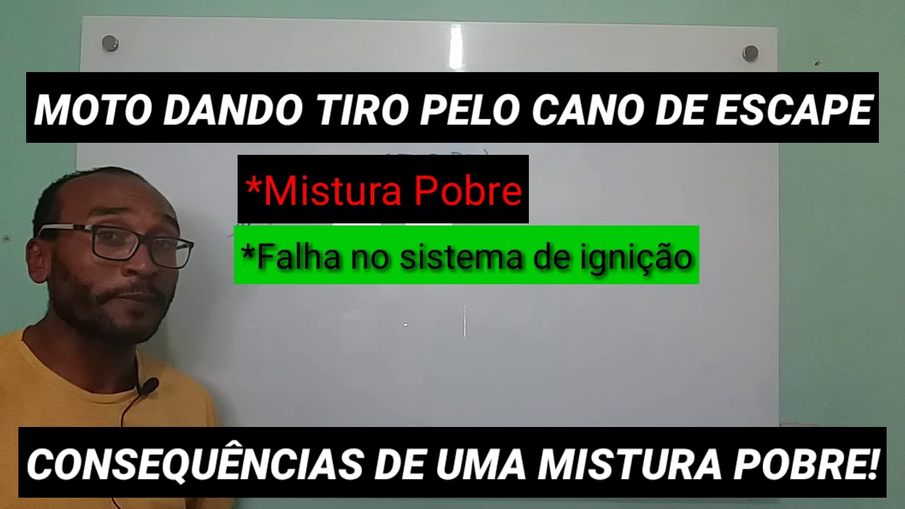 MOTO DANDO TIRO SECO PELO CANO DE ESCAPAMENTO