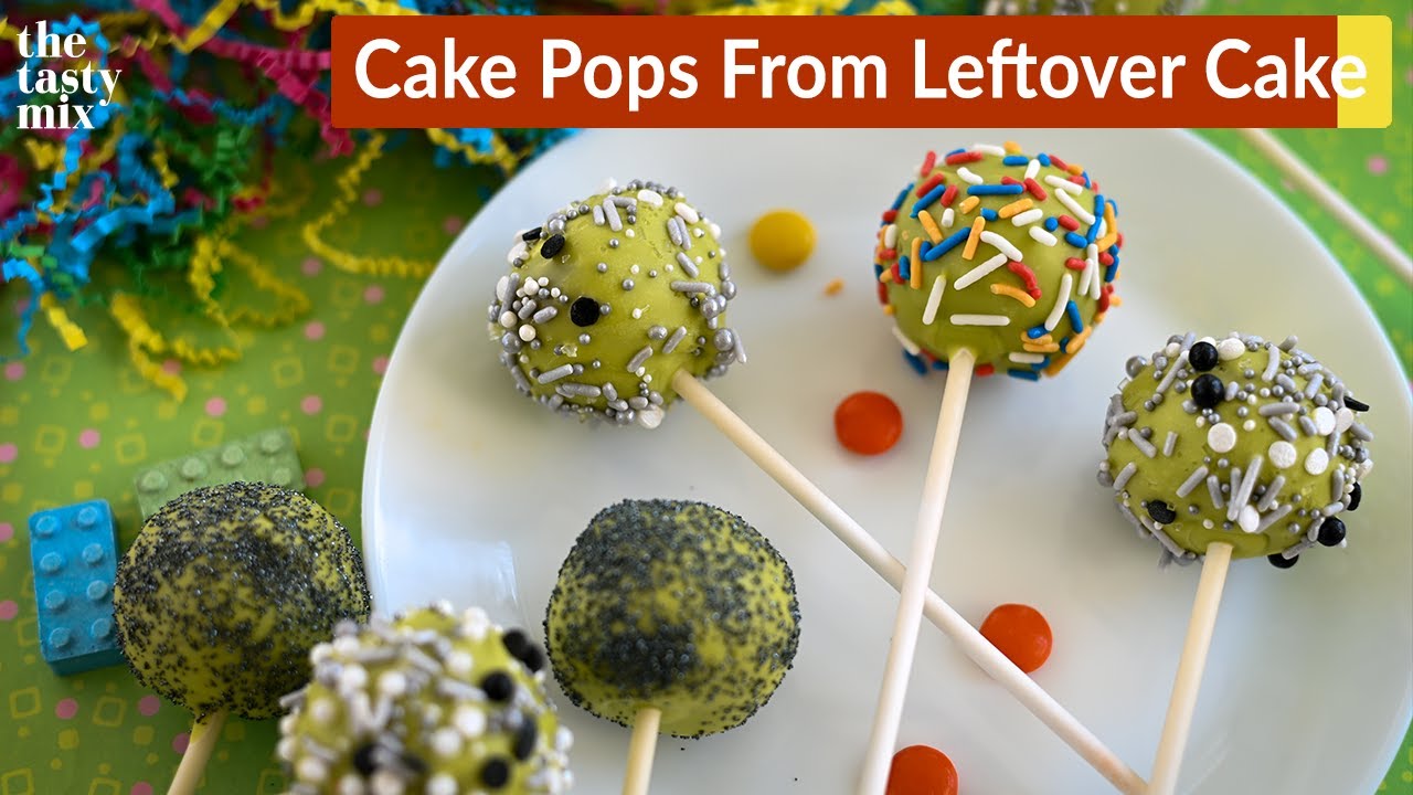 Cake Pops from leftover cake recipe - [Yummy]
