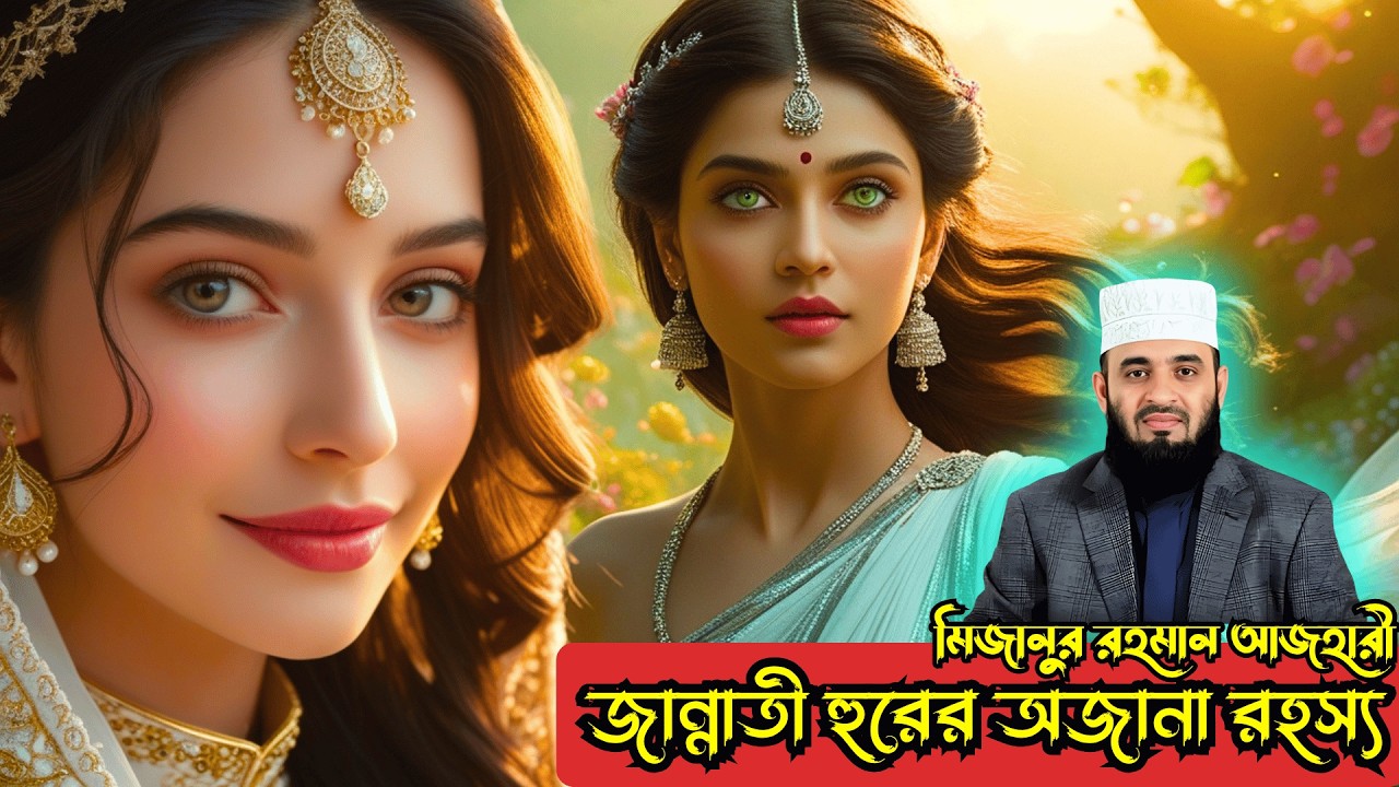 জান্নাতী হুরদের সাথে বিবাহ ও জান্নাত এর বর্ণণা | Mizanur Rahman Azhari Jannati Hoor Bangla Waz