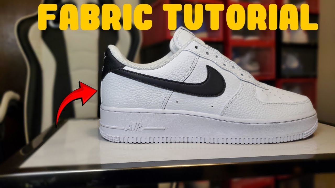 How To: Put Fabric On Air Force 1 Tutorial