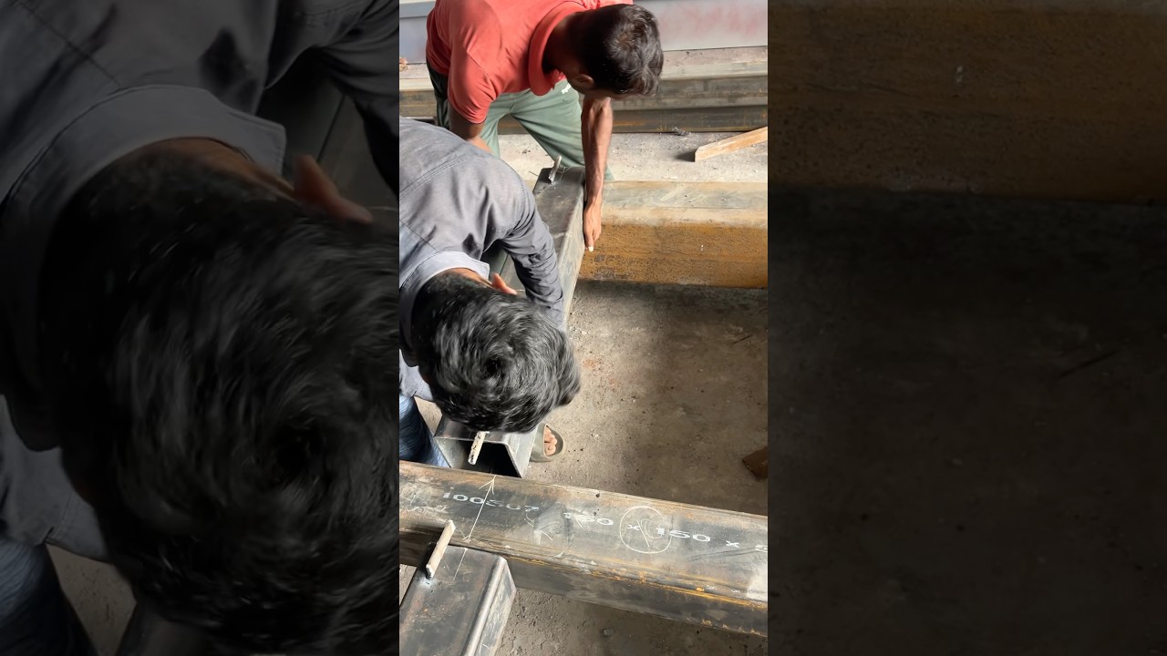 Metro flyover fabrication work #fabrication #welding #shortvideo #jkengineeringworks #sonpur ￼