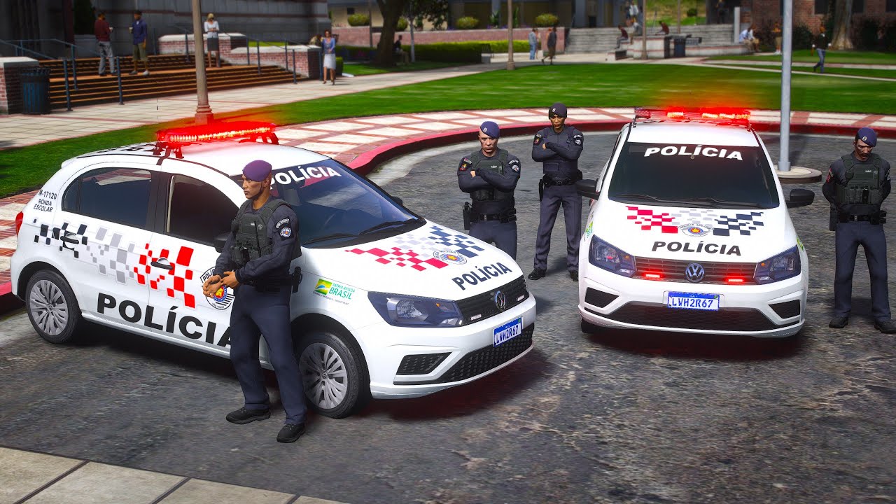 FACULDADE DO CRIME: RONDA ESCOLAR - PMESP | GTA 5 POLICIAL