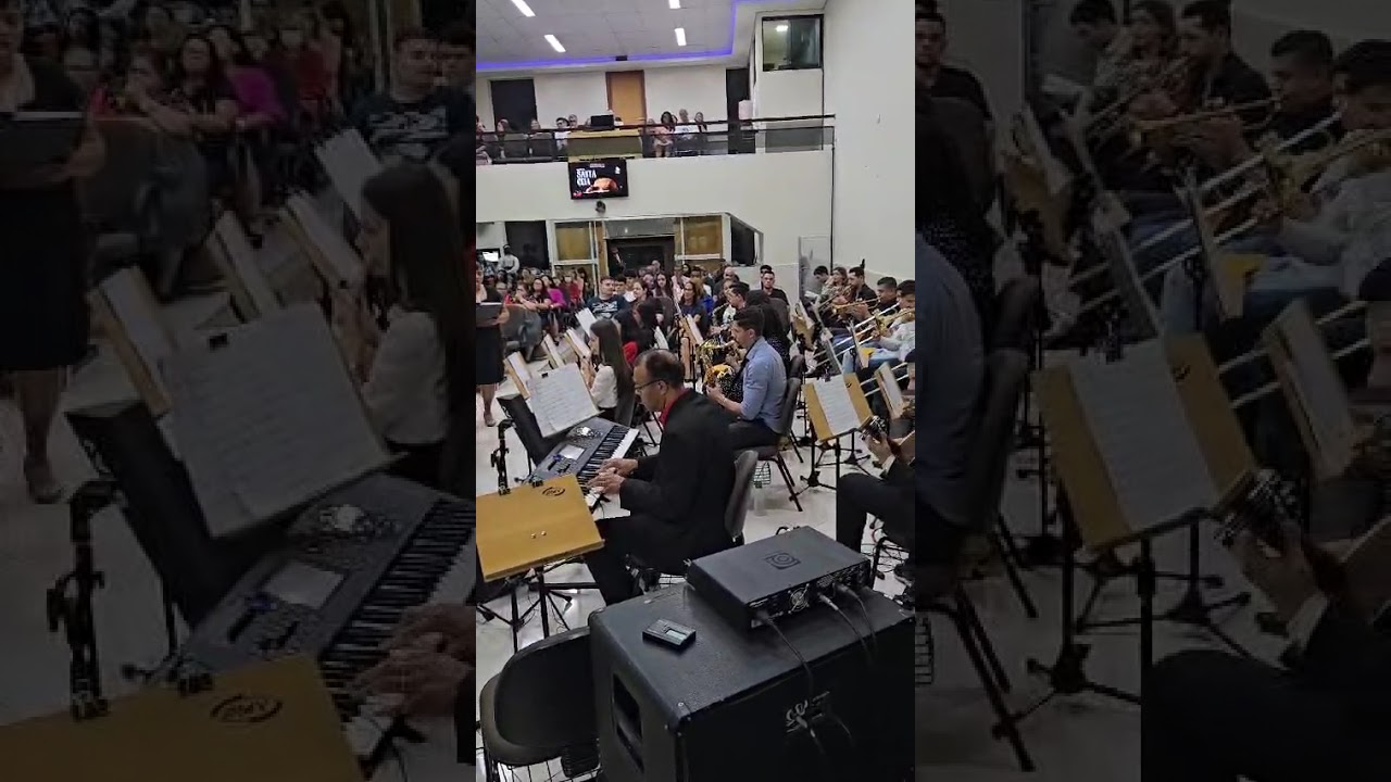 Banda de Igreja Evangélica com Coral - Orquestra -Louvor Gospel