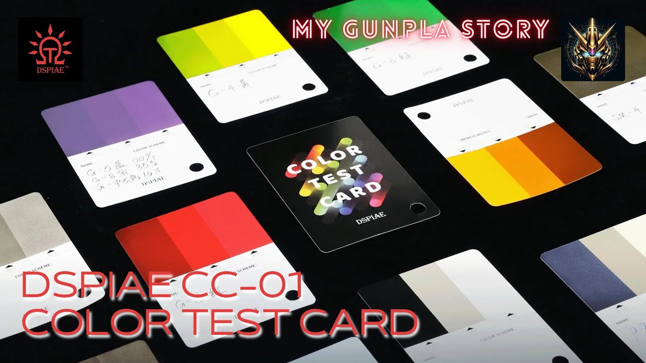 Test Dspiae CC 01 Color test card | 4K |