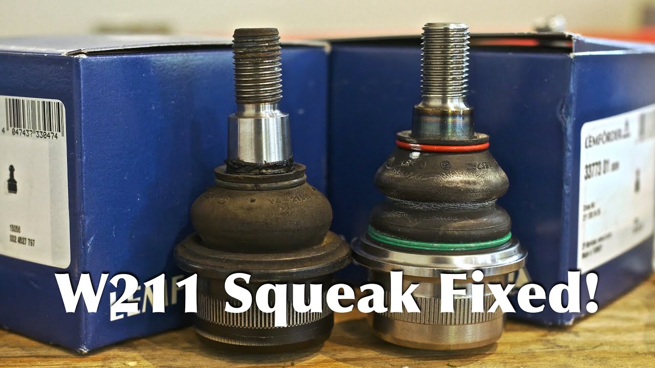 Mercedes E-Class W211 Suspension Squeak Fix | Ball Joint & Control Arm Replacement DIY